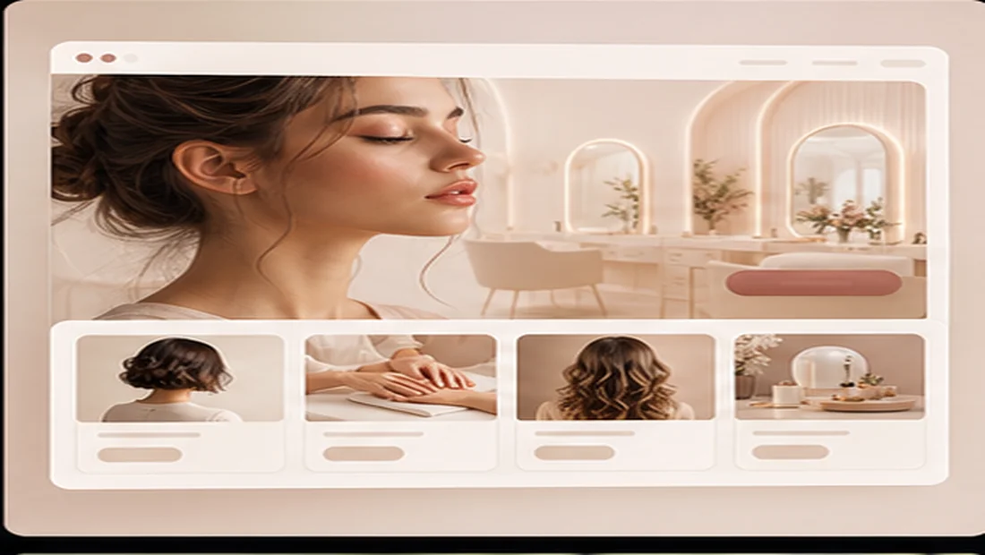 پیش‌نمایش سایت مارکت‌پلیس سالن زیبایی با رزرو آنلاین